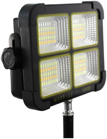 Reflector Portatil Recargable Solar 100W Negro 2700K y 6500K VKB