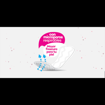 Toallas Femeninas Protectores Diarios Tela Suave 100u Ladysoft