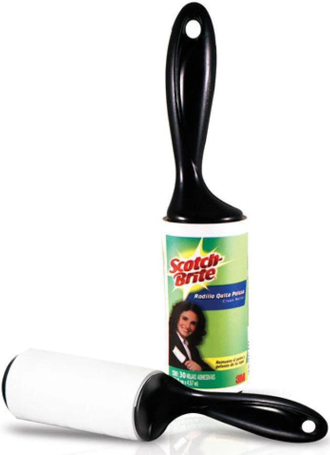 Rodillo Adhesivo Quita Polvo y Pelusas 30 Laminas 1u Scotch Brite