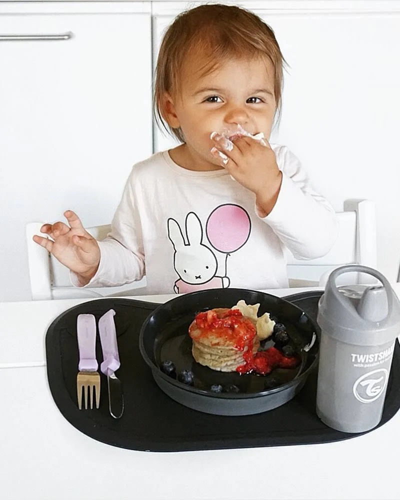 Servicio De Acero Inoxidable Rosado Pastel 12+m 1u Twistshake