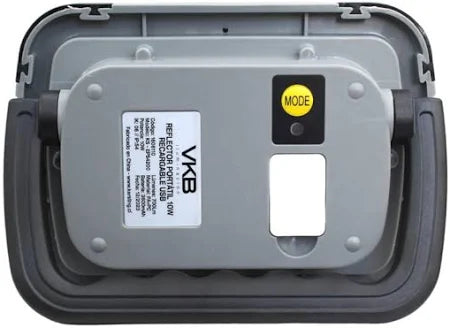 Reflector Portatil Recargable 10W Negro 6500K Luz Blanca VKB