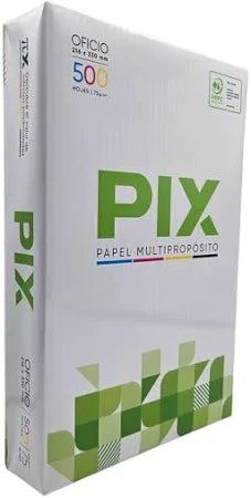 Papel Fotocopia Multiproposito Tamaño Oficio 500 Hojas Pix