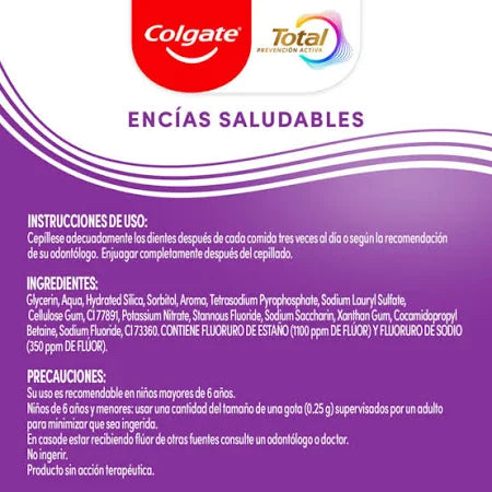 Pasta Dental total 12 Encias Reforzadas 75ml Colgate