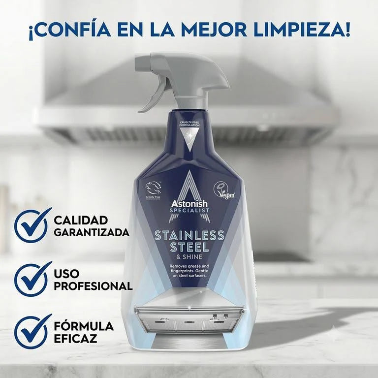 Limpiador Especialista Acero Inoxidable Astonish 750 ml