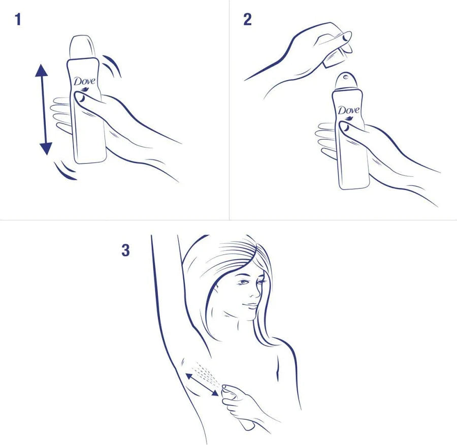 Desodorante Spray Invisible Care 72H 150ml Dove