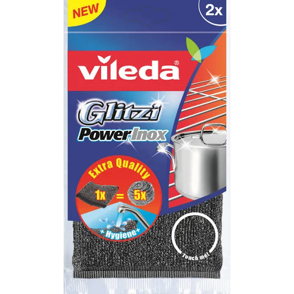 Esponja Glitzi Power Inox 2u Vileda