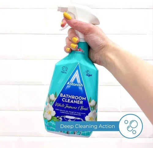 Limpiador Baños Jazmín Blanco y Albahaca 750 ml Astonish