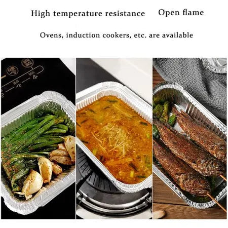 Envase Aluminio C10 Con Tapa Carton Desechable 20u Vapohouse