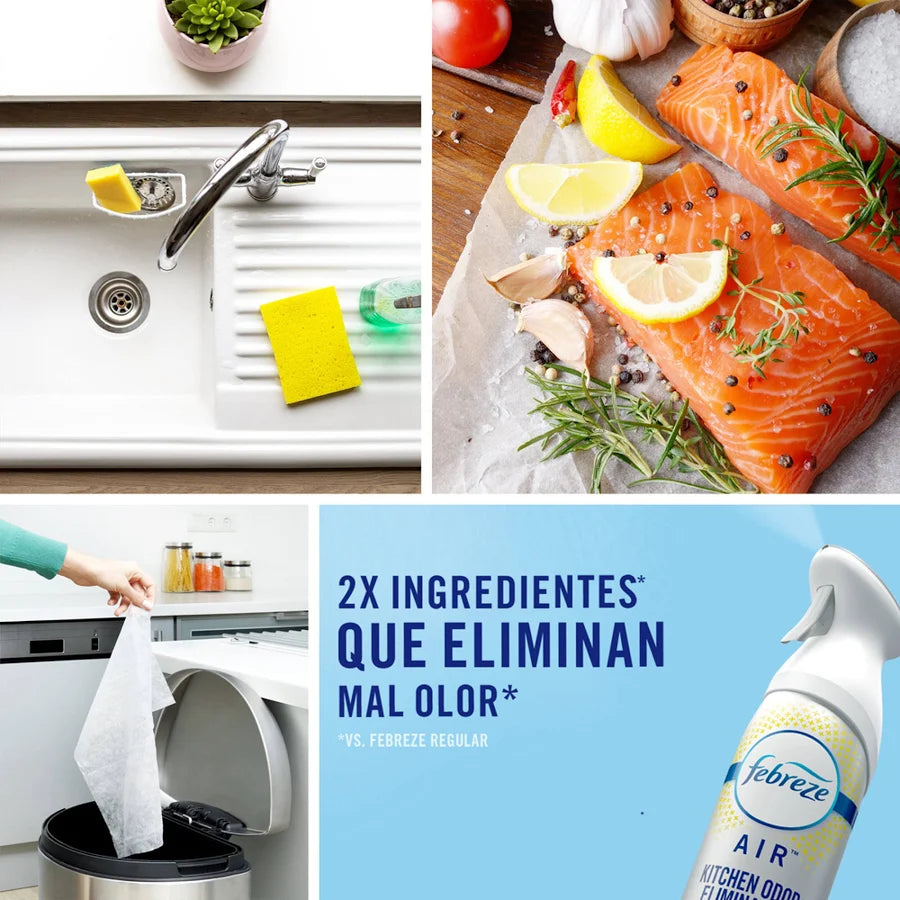 Aromatizante Ambiental Air Kitchen Odor Fishter 250g Febreze