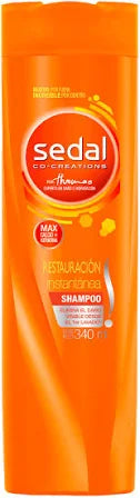 Shampoo Restauración Instantánea 340ml Sedal