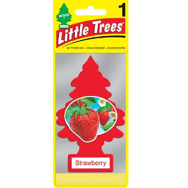 Aromatizante Para Autos Pino Stawberry 1un Little trees