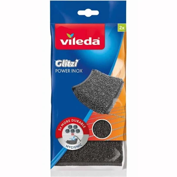 Esponja Glitzi Power Inox 2u Vileda