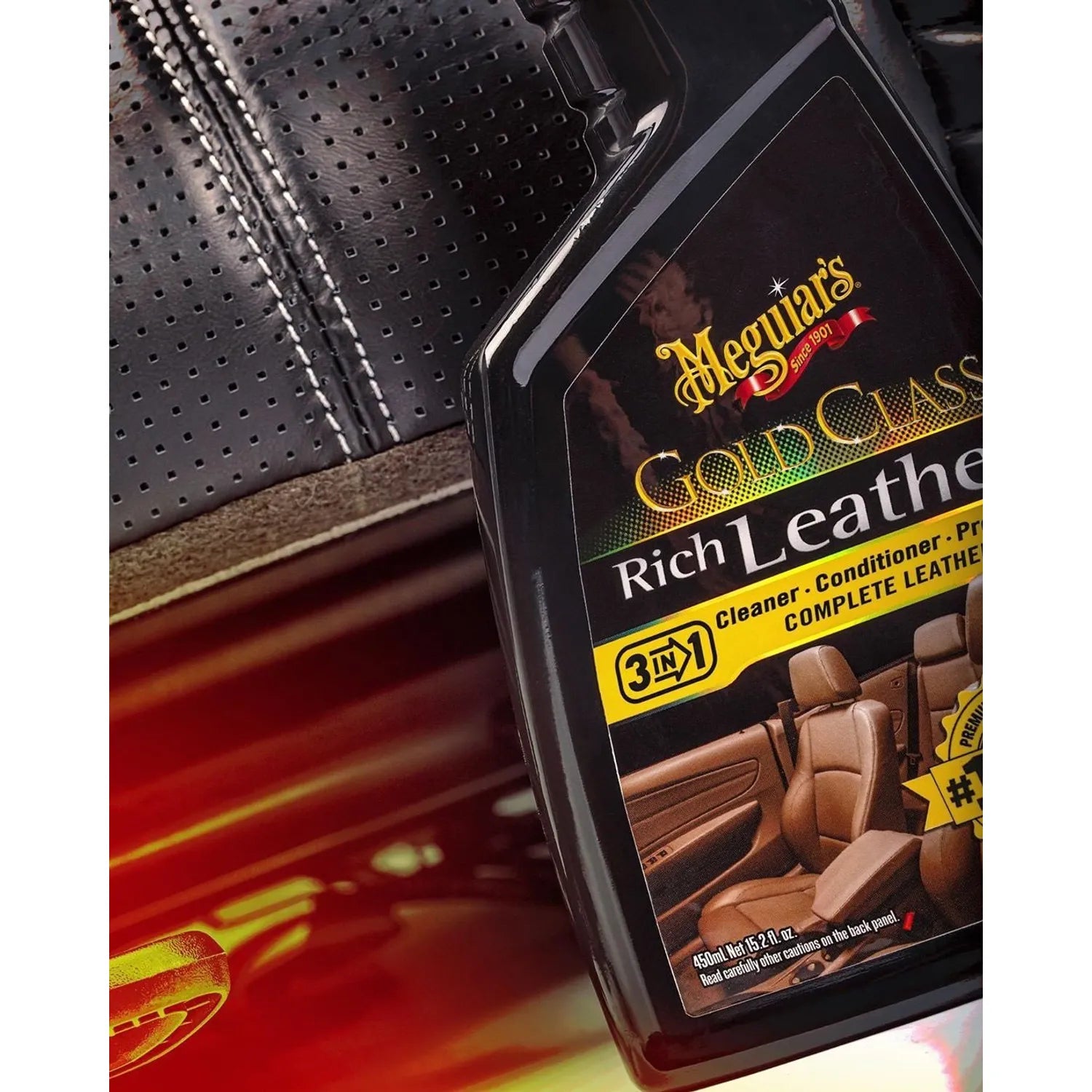 Limpiador De Cueros Gold Class Leather Conditioner 473ml (G18616ES) Meguiar’s
