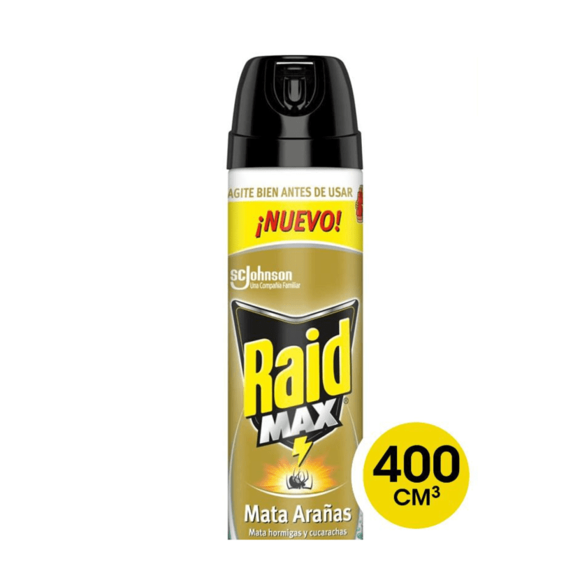 Insecticida Aerosol Mata Arañas 360cm³ Raid