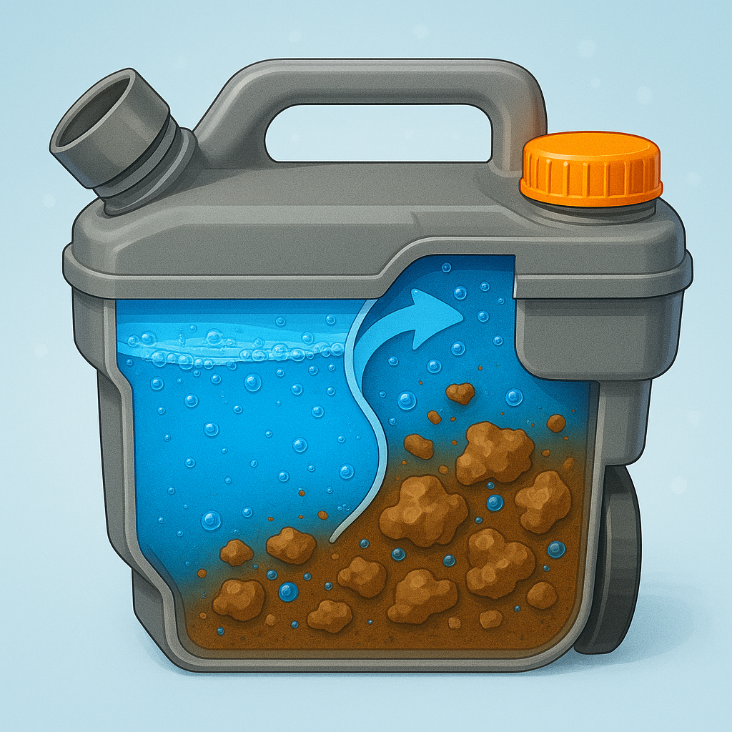 Líquido Desodorante Disgregante para Baño Químico Desam 1L Vapohouse