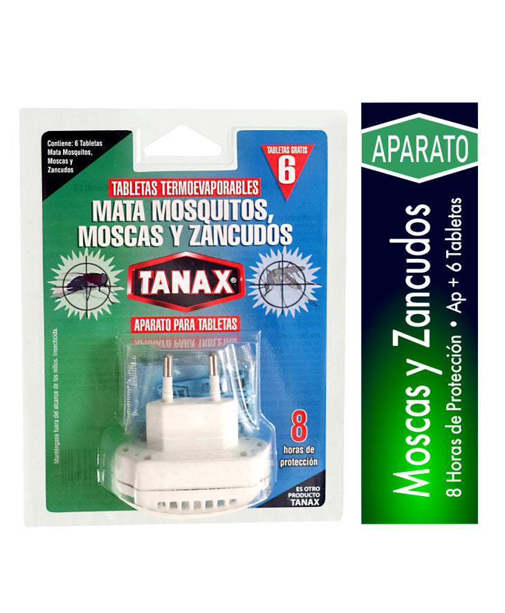 Insecticida Eléctrico Aparato Mata Moscas, Mosquitos, Zancudos (Caja 6 Unid) Tanax