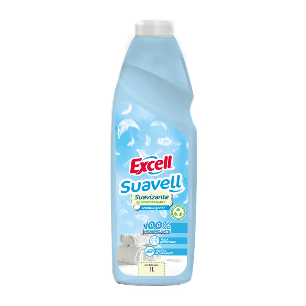 Suavizante Líquido Concentrado Aroma Algodon 1L · Excel