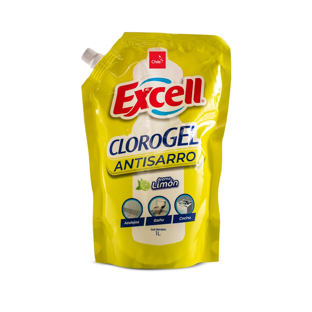Cloro Gel Doypack Limon 1L Excell