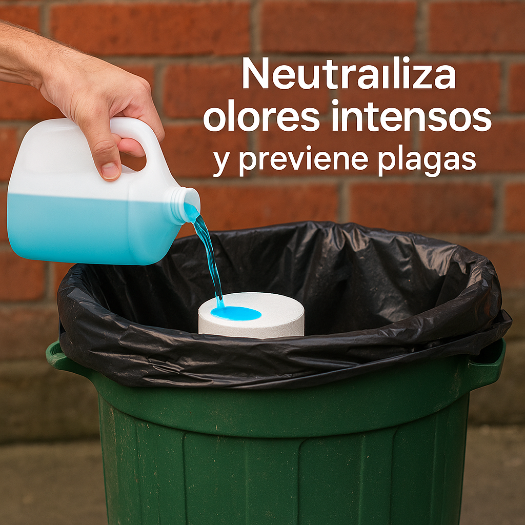 Eliminador De Mal Olor Fosas Sépticas, Basurereros Ato Fraiche 1L Vapohouse