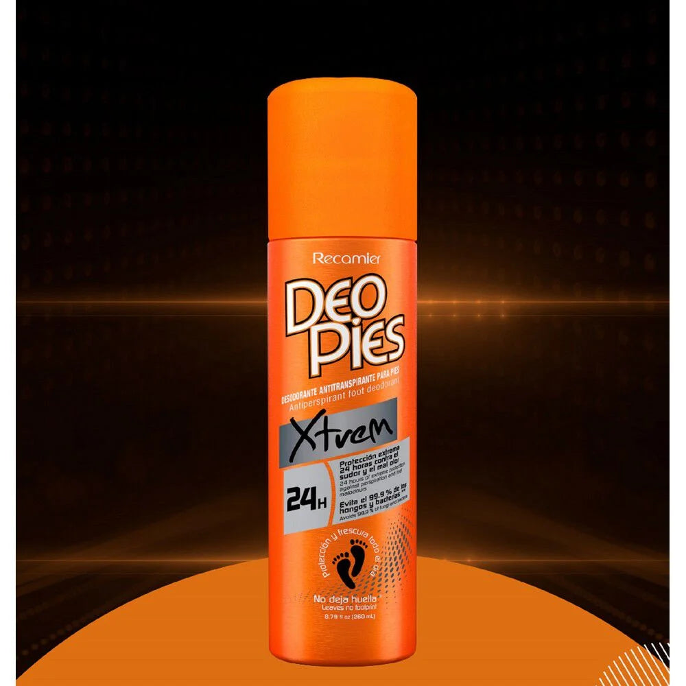 Talco Para Pies Recamier Xtrem Spray 260ml Deo Pies