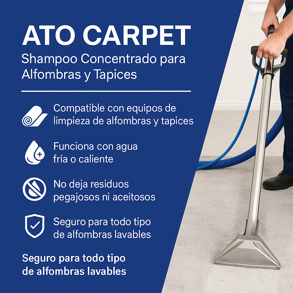 Shampoo De Alfombras y Tapiz Atocar T221E 5L Vapohouse