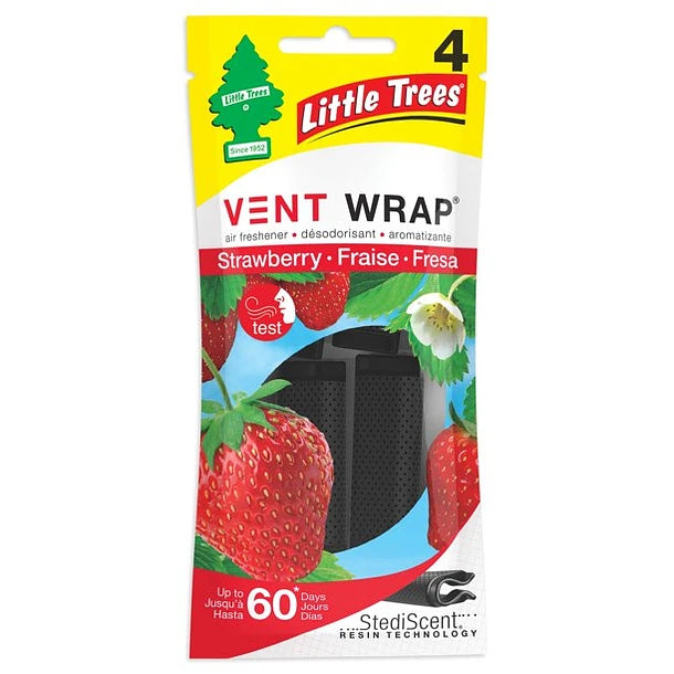 Aromatizante Para Autos Vent Wrap Strawberry-Fraise-Fresa 1un Little trees