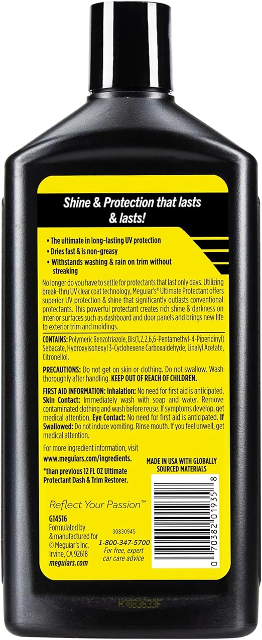 Restaurador de Interior Ultimate Protectant Restorer 450ml (G14516) Meguiar’s