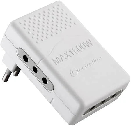 Adaptador Enchufe Triple Blanco Plano 10a Lexo