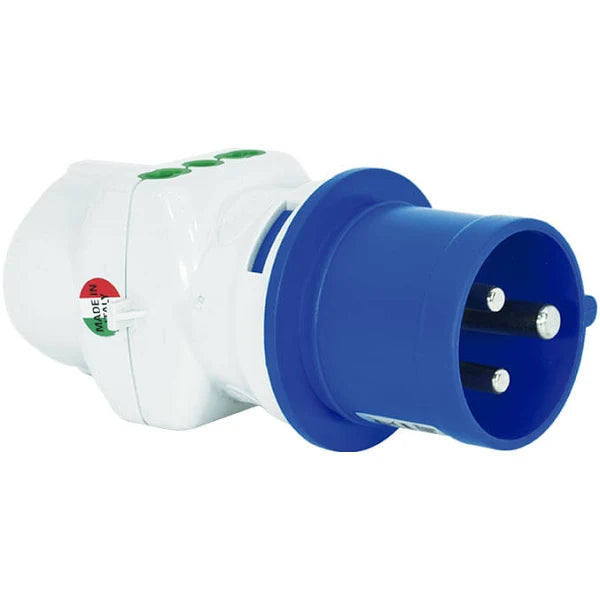 Adaptador Industrial 3x 2p+t 16A 250v IP44 Fanton Vkb