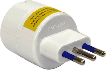 Adaptador Schuko Con Proteccion 2p+T 10a 250v Blanco Lexo