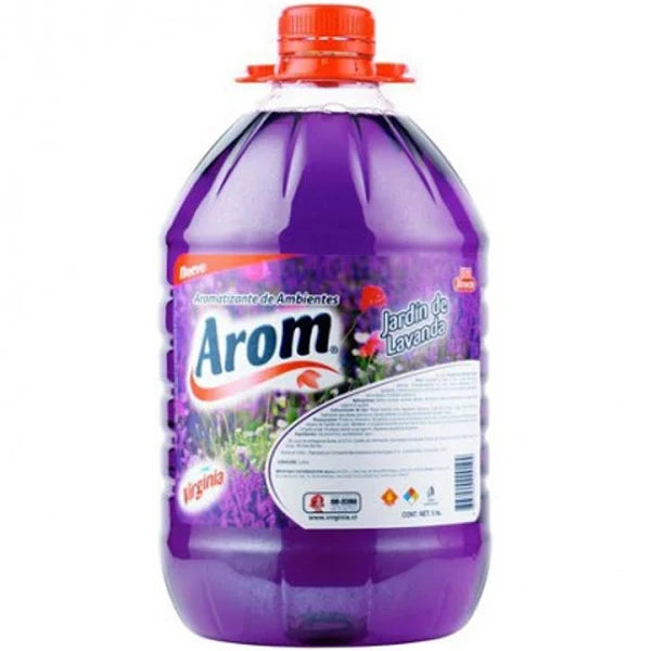 Aromatizante Ambiental Liquido Jardin De Lavanda 5L Arom