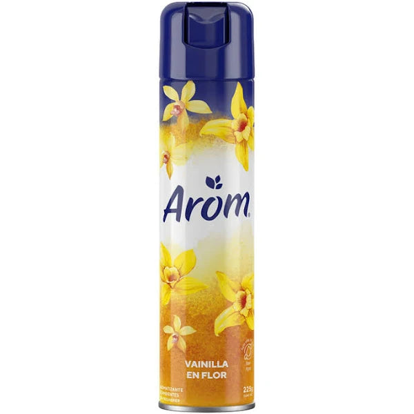 Aromatizante Ambiental Spray Vainilla En Flor 225g Arom