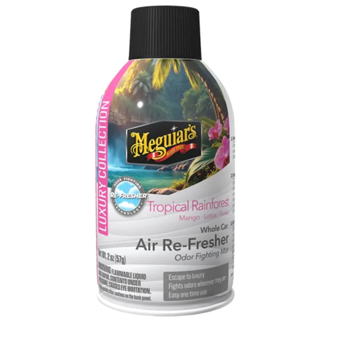 Aromatizante Para Autos Air Re Fresher Tropical Rainfomest 60ml (G262602) Meguiar’s