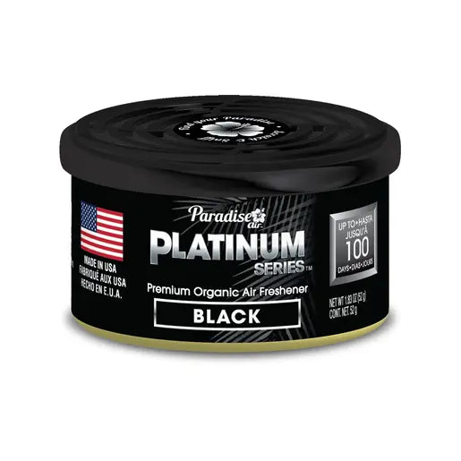 Aromatizante Para Autos Series Organic  Platinum Air Black 1u (12003) Paradise