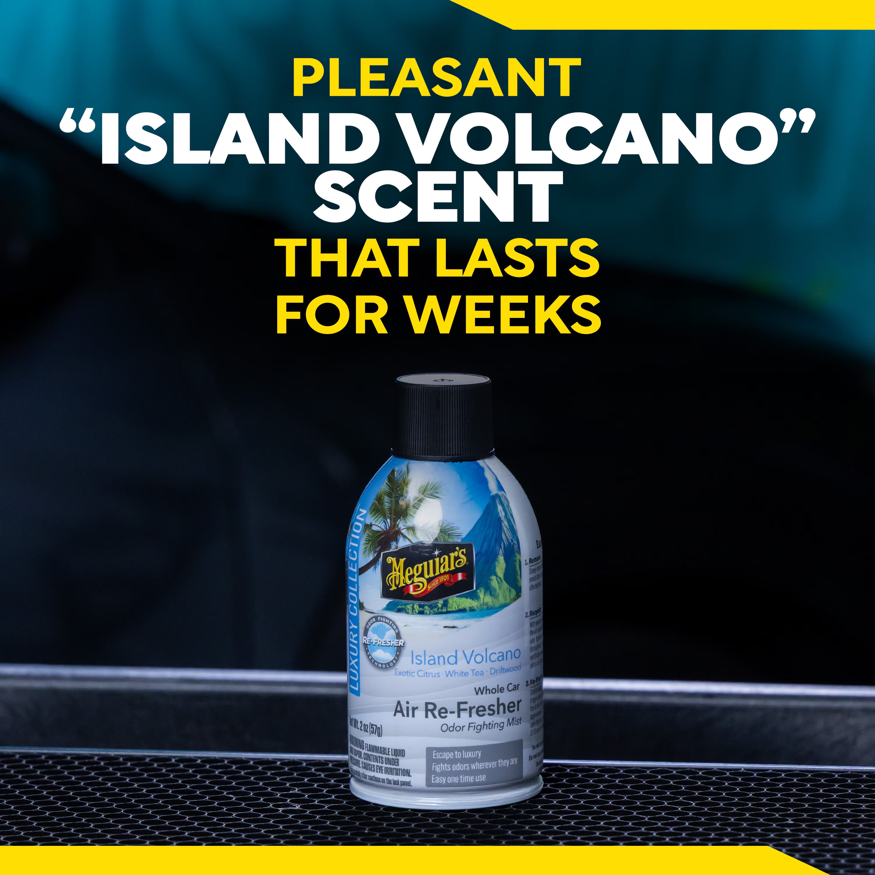 Aromatizante Para Autos Air Re Fresher Island Volcano 60ml (G262502) Meguiar’s 