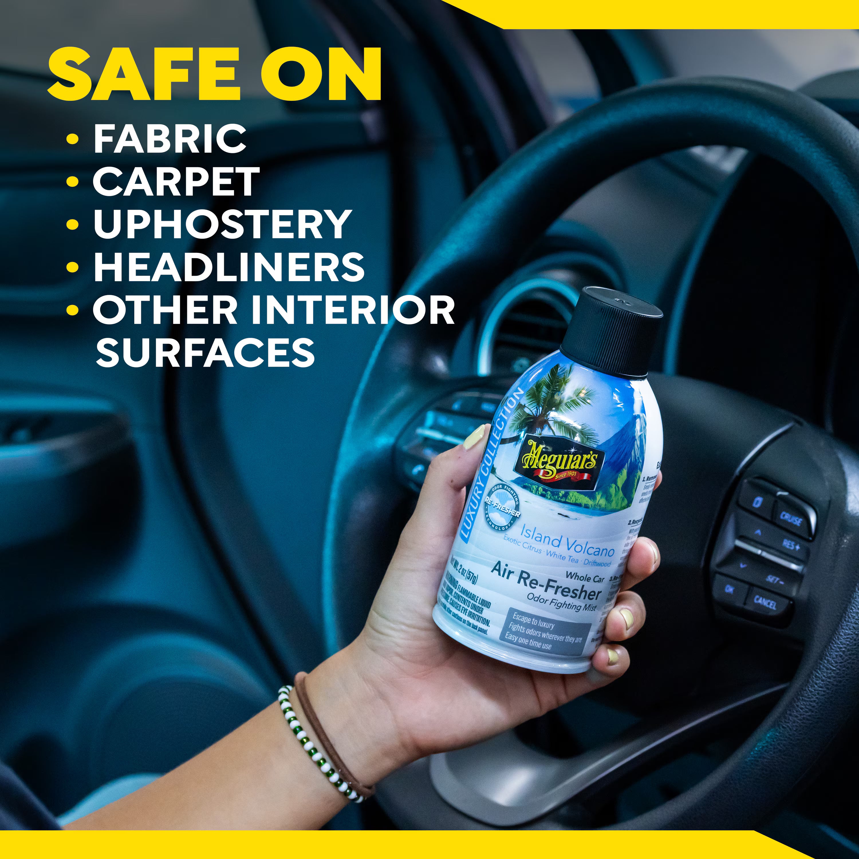 Aromatizante Para Autos Air Re Fresher Island Volcano 60ml (G262502) Meguiar’s 