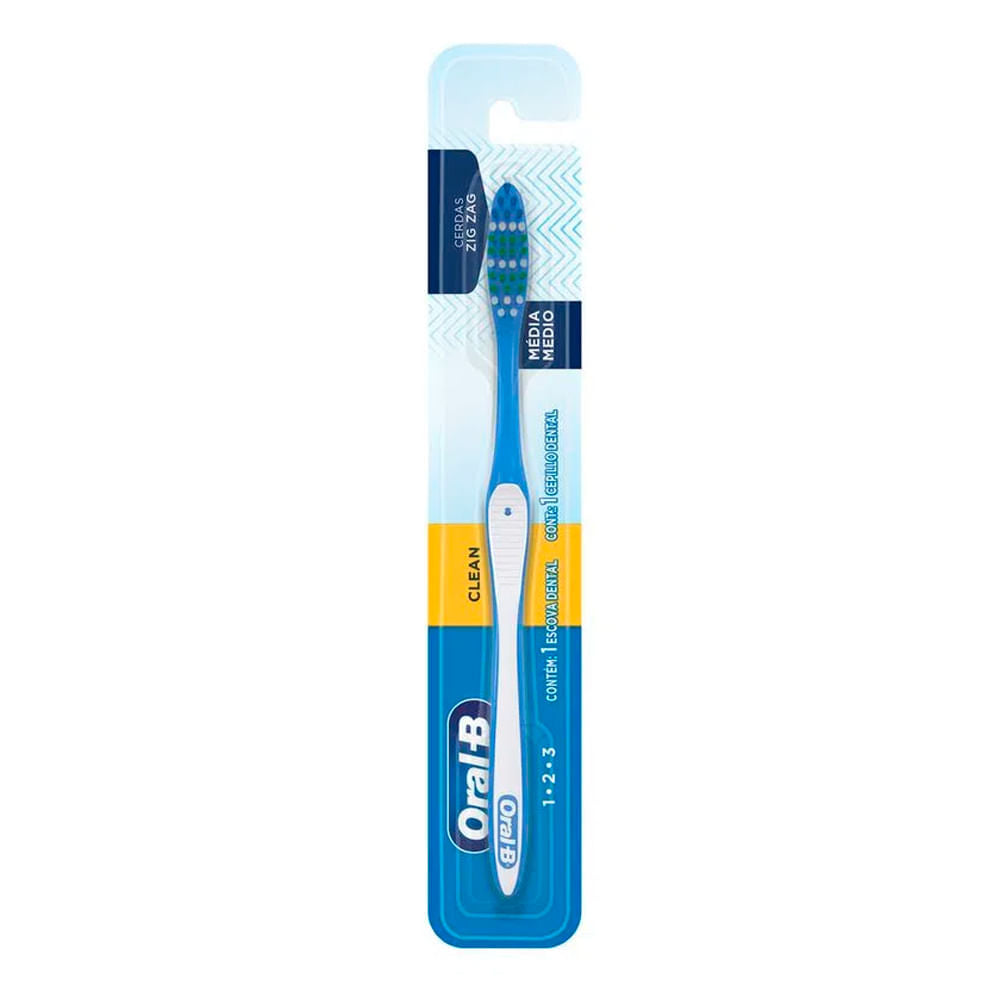 Cepillo de Dientes Cerdas Zig Zag Medio 1u Oral-B