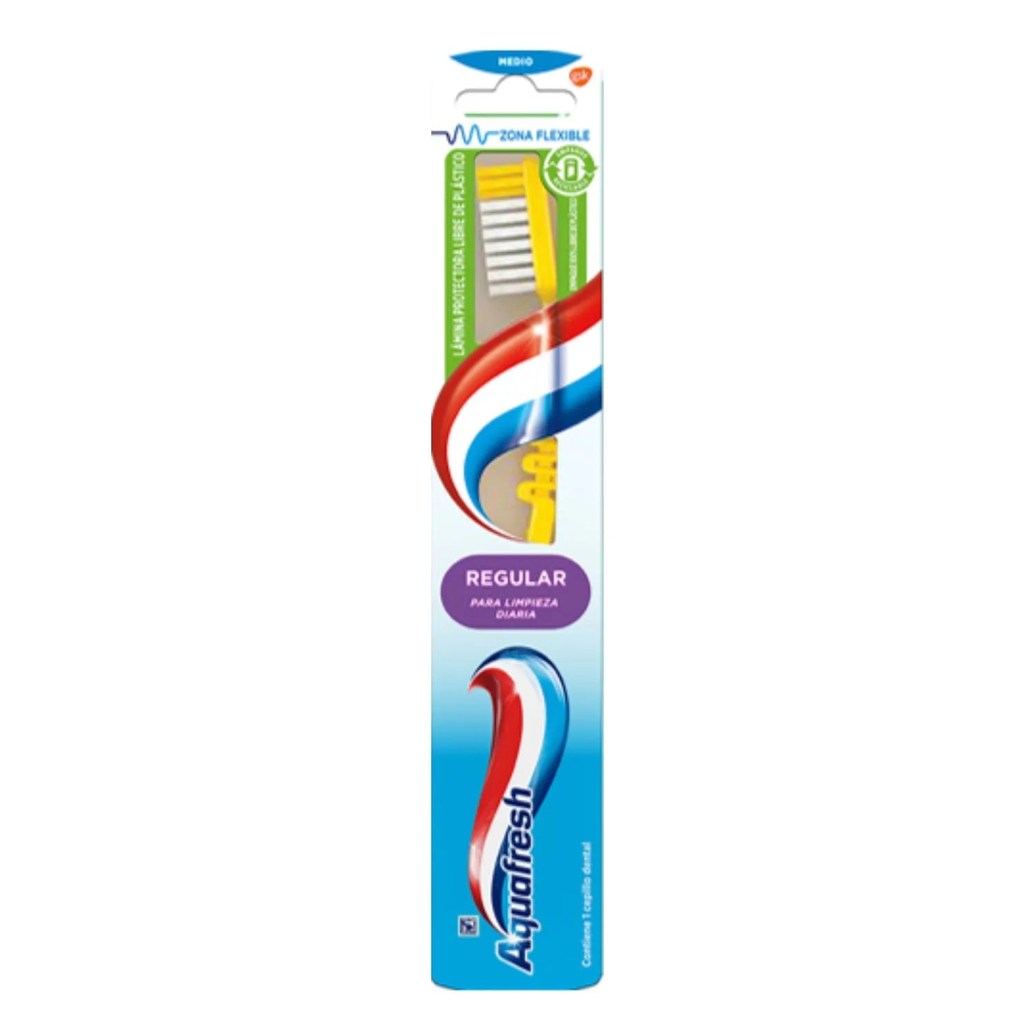 Cepillo de Dientes Regular Medio 1u Aquafresh