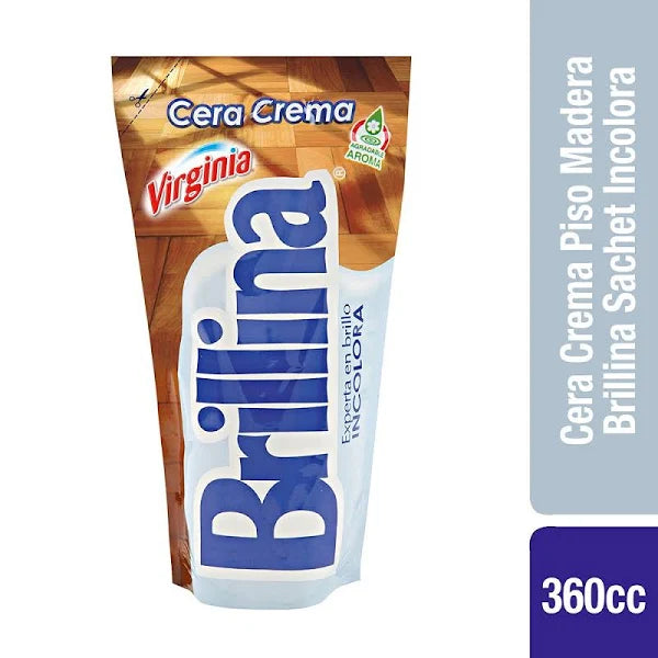 Cera Crema Incolora Doypack 480cc Brillina