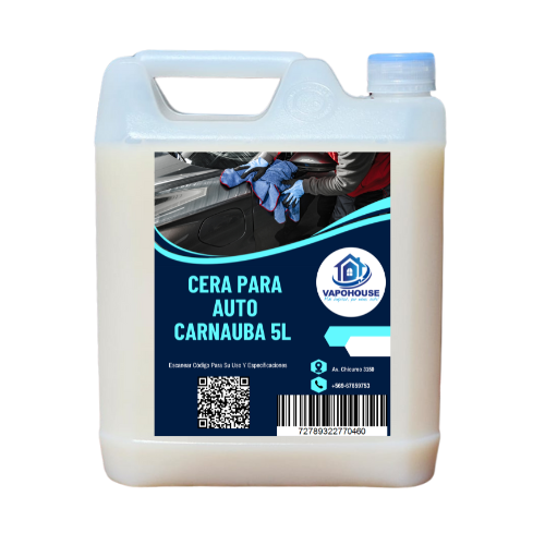 Cera Para Auto Ato Carnauba 5L Vapohouse