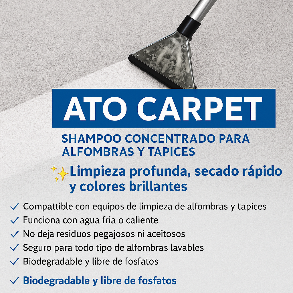 Shampoo De Alfombras y Tapiz Atocar T221E 5L Vapohouse