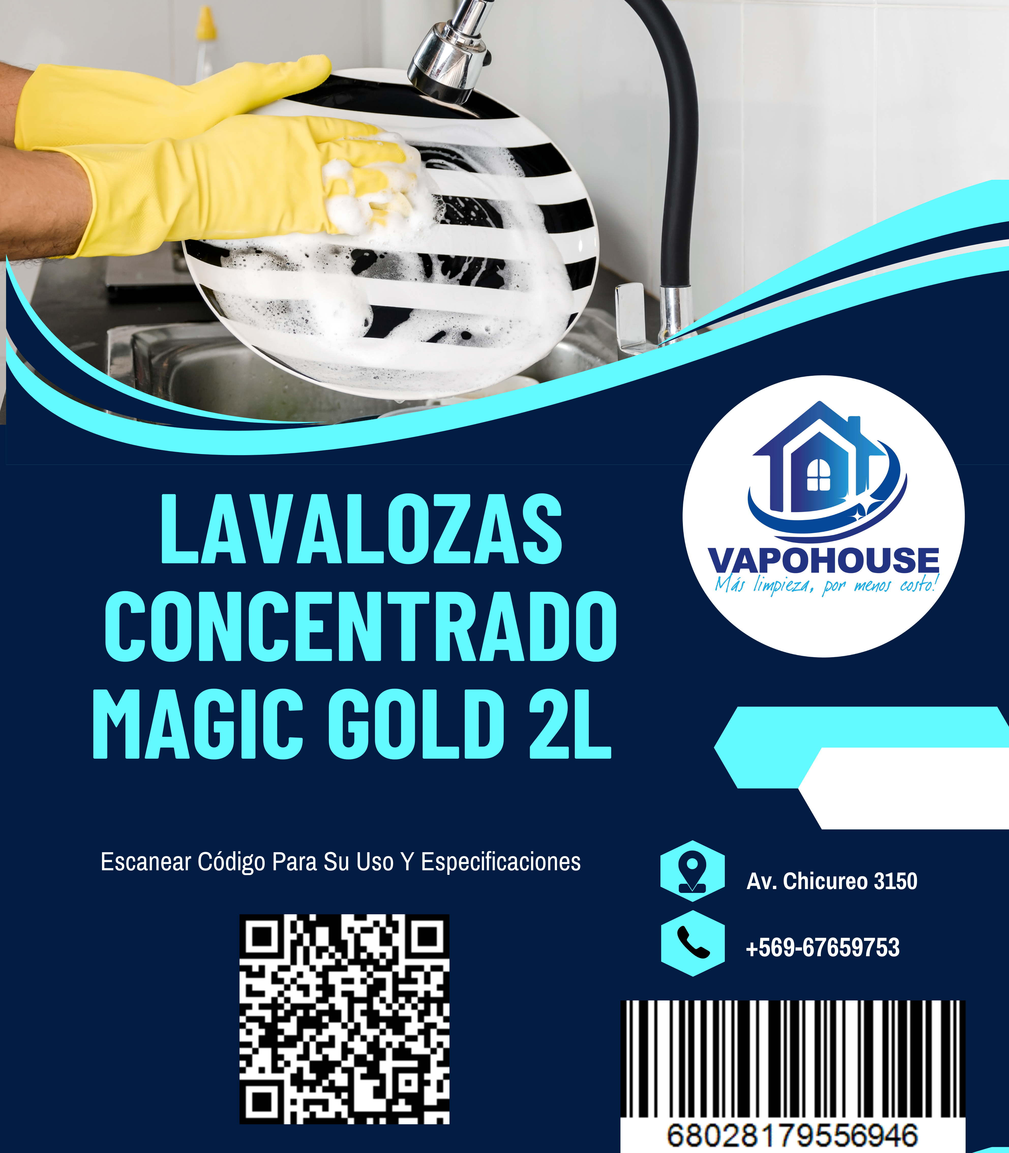 Lavalozas Concentrado Magic Gold 2L Vapohouse