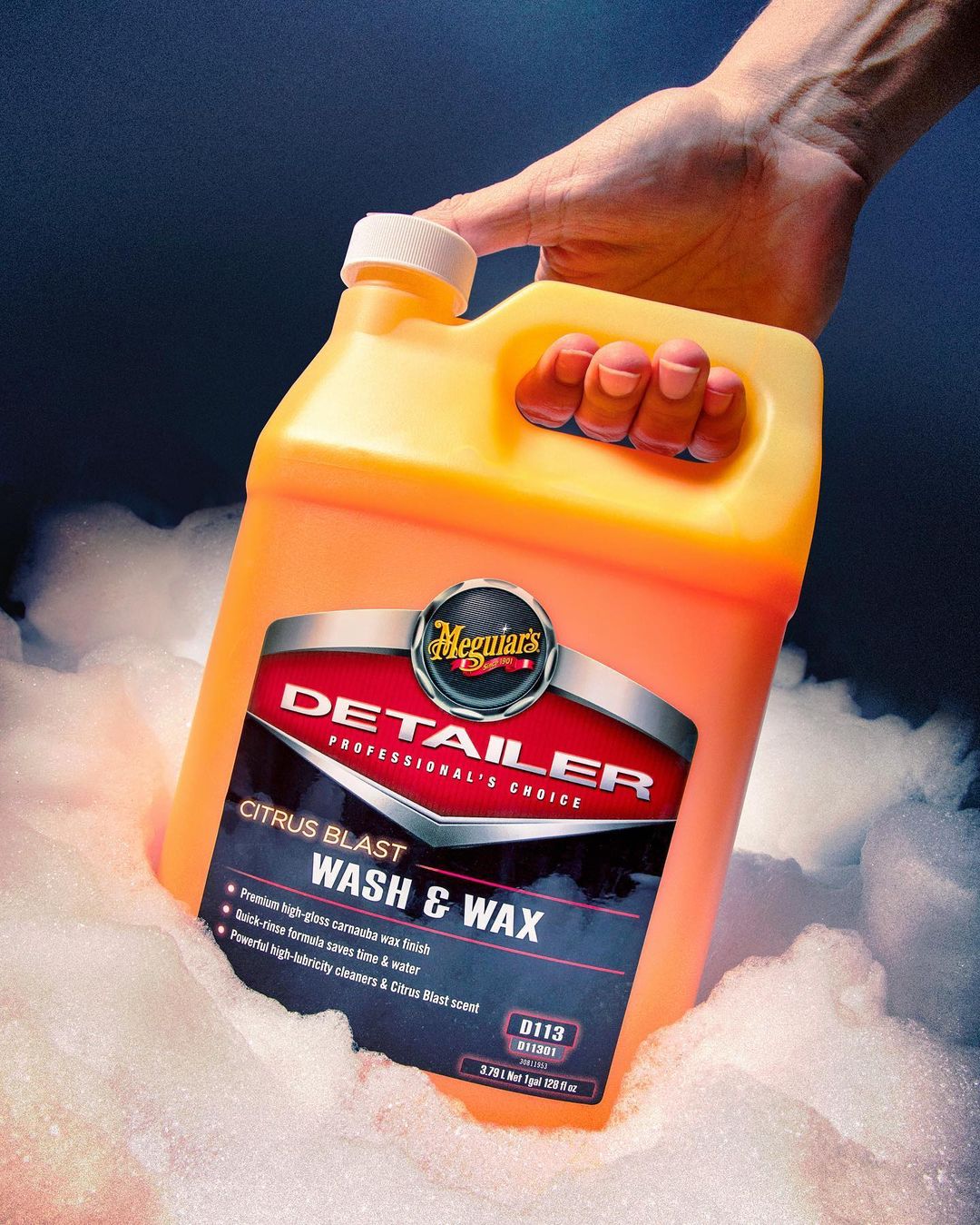 Shampoo Para Autos Citrus Blast Wash & Wax 3.79L (D11301) Meguiar’s