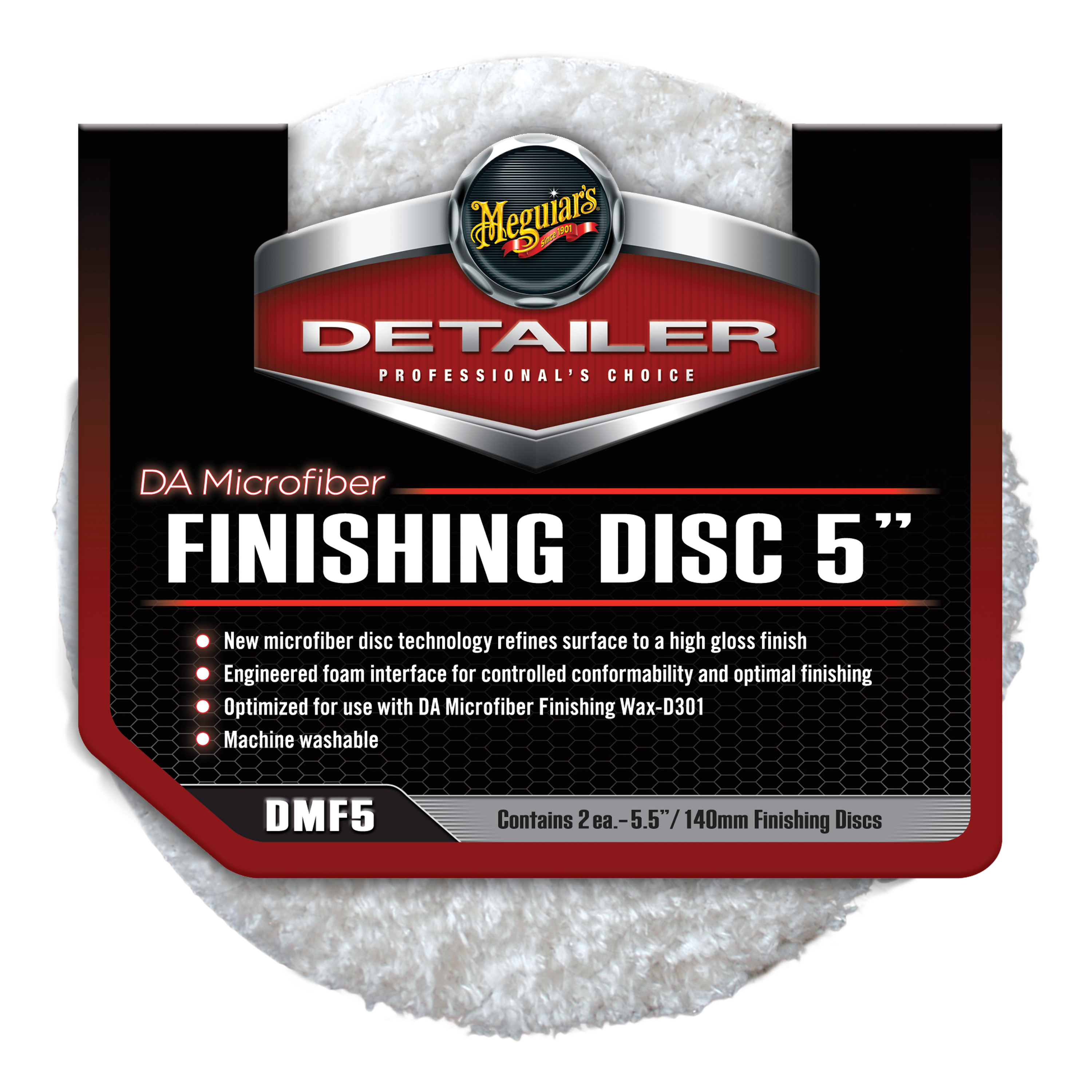 Bonete Microfibra Corte Finishing Pad 5 (DMF5) Meguiar’s