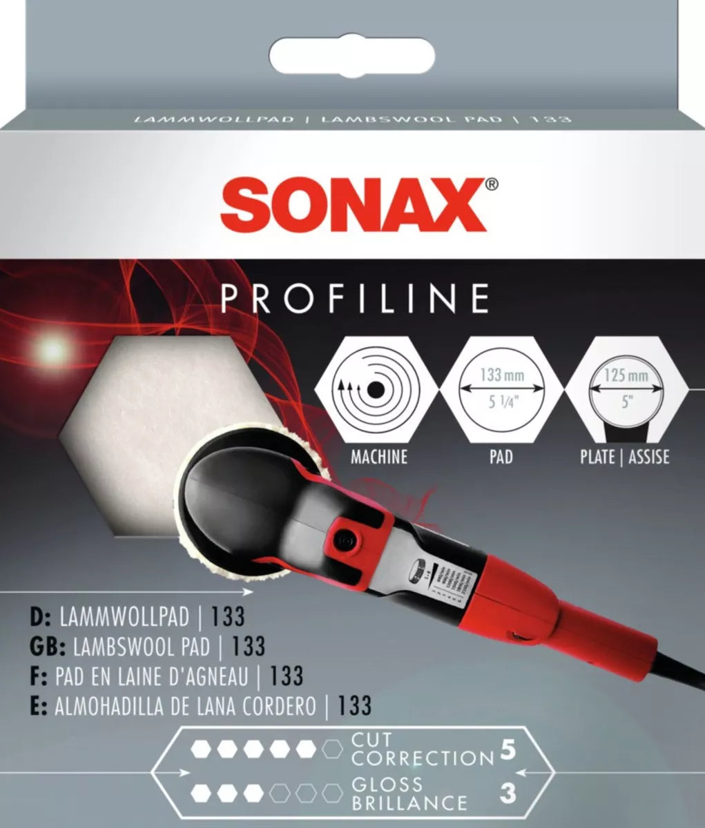 Bonete De Lana Corte Cutting Disc  133mm Sonax
