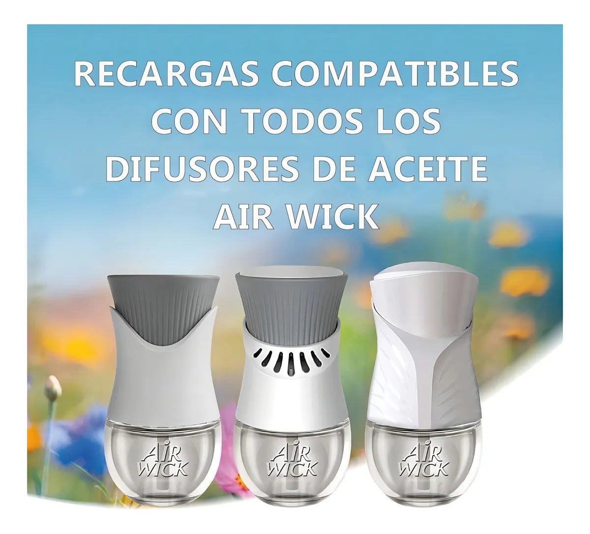 Desodorante Ambiental Eléctrico Aparato + Repuesto Vainilla 200 Dias Air Wick