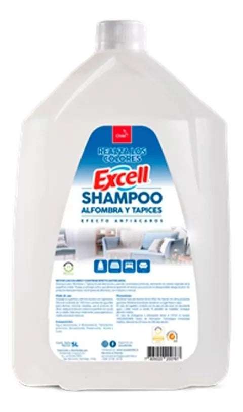 Shampoo De Alfombras y Tapizs 5L Excell