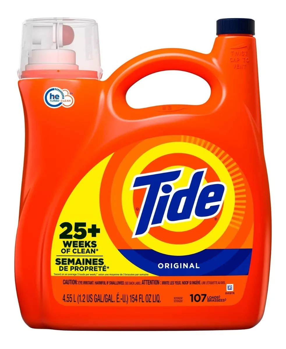 Detergente Liquido Orange Concentrado 96ld 4,55lt Tide