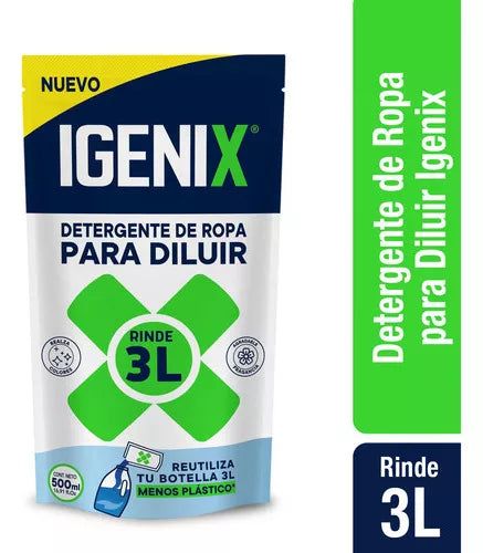 Detergente Liquido Igenix Para Diluir 500ml
