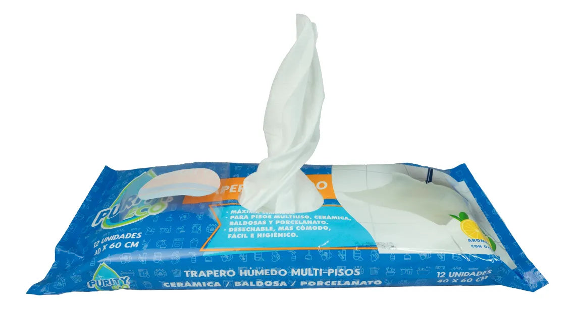 Trapero Humedo Limon 40 x 60cm 12u Purity Eco